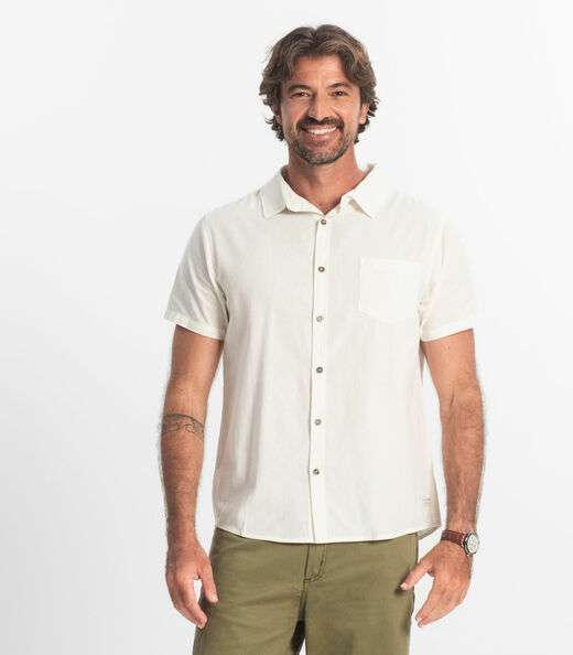 Image_Camisa Masculina Em Tricoline Diametro Bege