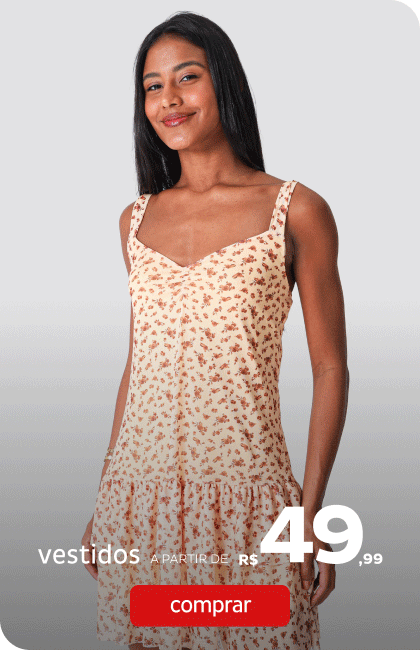 Vestidos a partir de R$49,99