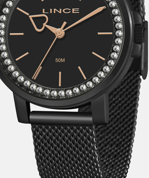 Relógio Feminino Strass Lince LRN4721L P1PX