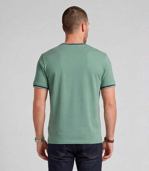 Camiseta Masculina Cotton e Retilinea Diametro Verde