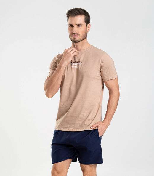 Image_Bermuda Masculina Lisa De Microfibra Long Bong Azul