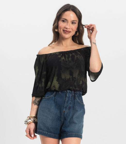 Image_Blusa Feminina Ciganinha Infinita Cor Verde