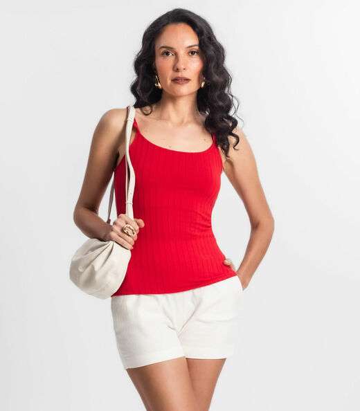 Image_Blusa Feminina De Alça Seletc Vermelho