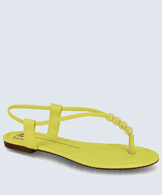 Sandália Feminina Rasteira Moleca 