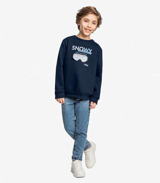 Image_Conjunto Blusão Com Calça Jeans Trick Nick Azul