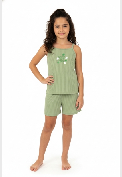 Image_Conjunto em Ribana Canelada Menina com Regata e Short Guloseima
