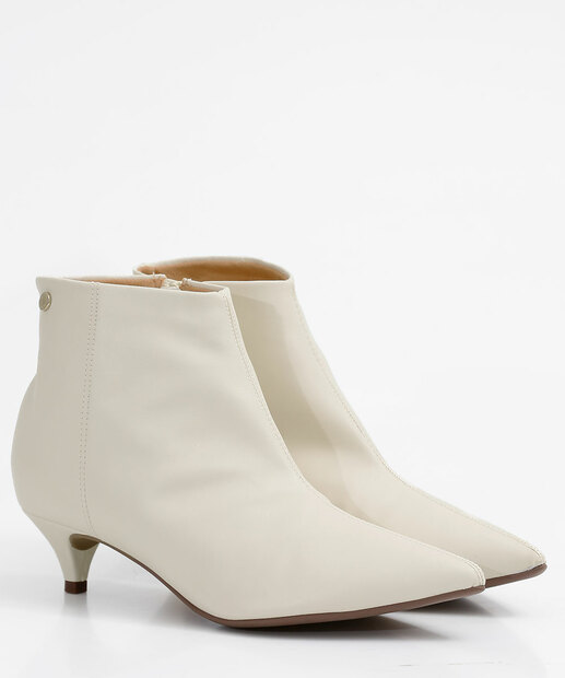 Bota Feminina Ankle Boot Salto Fino Via Uno