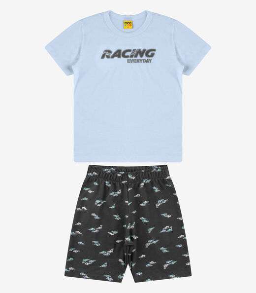 Image_Conjunto Camiseta com Bermuda Menino Rovi Kids Azul