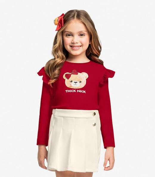 Image_Blusa Infantil Manga Longa Trick Nick Vermelho
