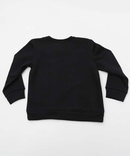 Conjunto Infantil Moletinho Carros Disney Tam 1 a 3 Preto