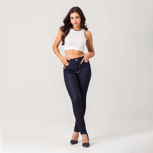 Calça Jeans Cigarrete Feminina Zune