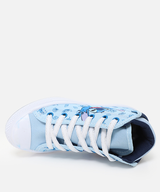 Tênis Infantil Casual Estampa Stitch Azul
