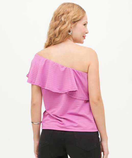 Blusa Feminina Ombro Só Babado Marisa