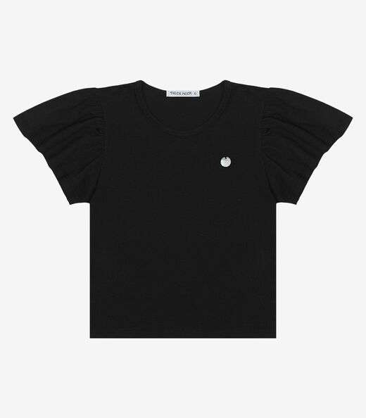 Blusa Infantil Feminina Trick Nick Preto