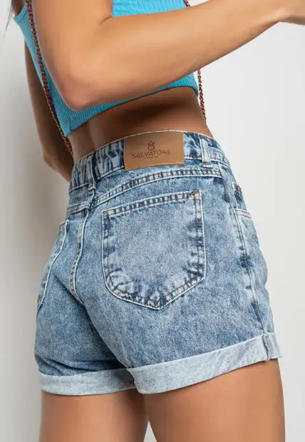 Short Jeans Mom Salvatore Fashion