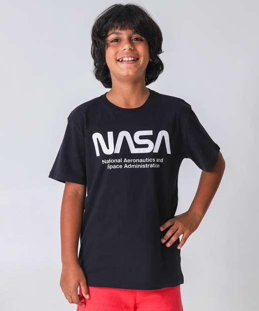 Image_Camiseta Juvenil Estampada Nasa Tam 10 a 16 Preto