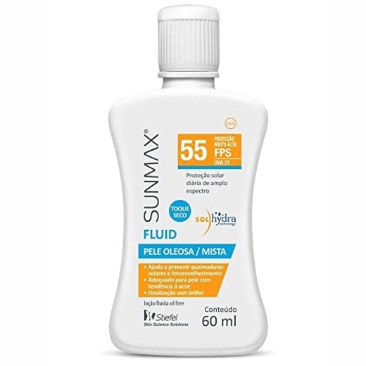 Image_Protetor Solar sunmax fluido fps55 Oleosa/mista 60ml