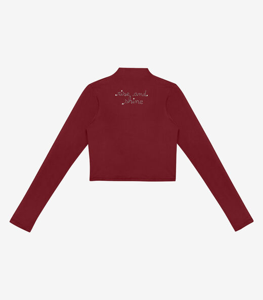 Image_Blusa Juvenil Longa Molecotton E Rebites Minty Vermelho