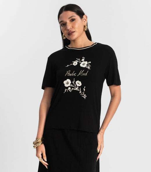 Image_Blusa Feminina Estampada Rovitex Preto