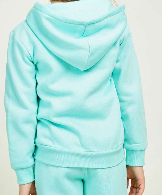 Casaco Infantil Moletom Flanelado Capuz Marisa Tam 4 a 10