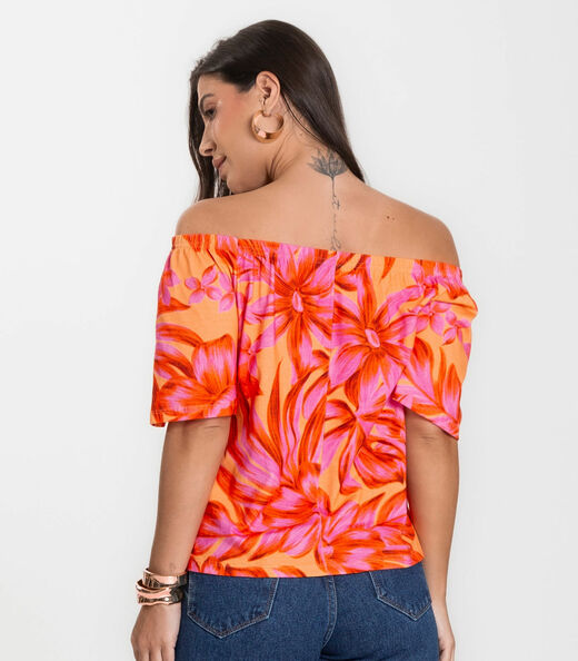 Blusa Feminina Ciganinha Infinita Cor Amarelo