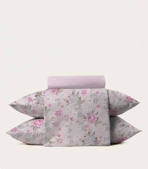 Image_Jogo De Cama 4 Peças Supercal Casal Corttex Rosa