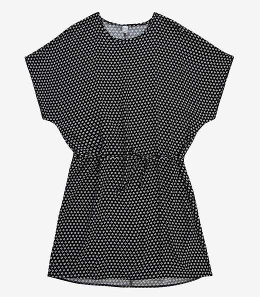 Image_Vestido Feminino Estampado Infinita Cor Preto