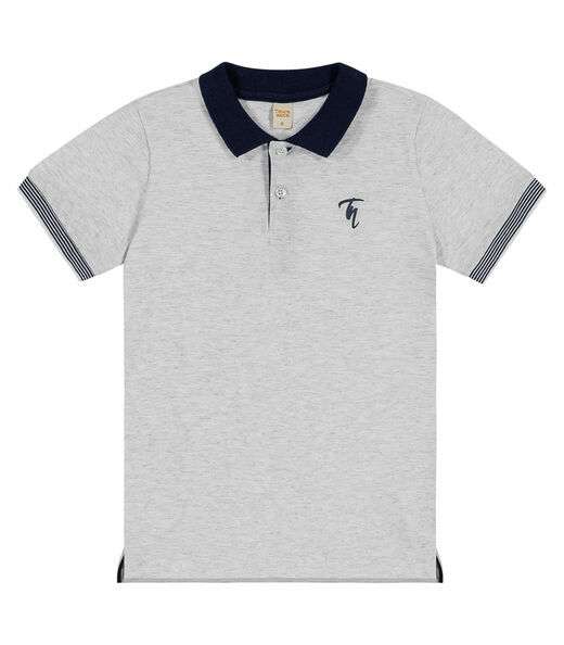 Camisa Polo Infantil Masculina Trick Nick Cinza