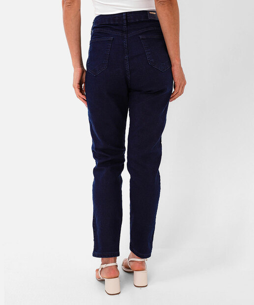 Calça Jeans Skinny Feminina Cintura Alta Biotipo Azul