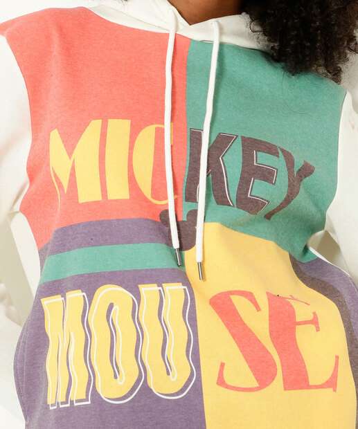 Blusão Feminino Moletom Flanelado Mickey Disney