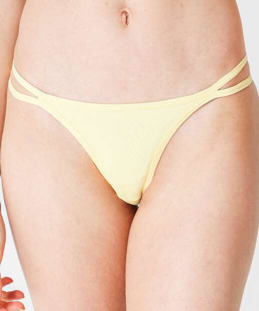 Kit 2 Calcinhas String Marisa Amarelo