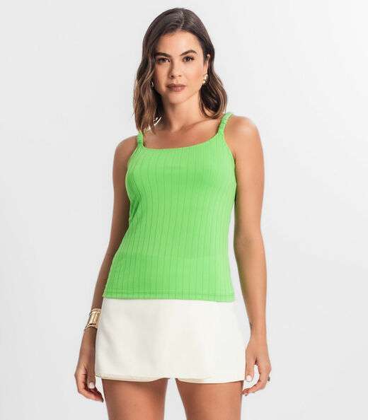 Image_Blusa Feminina De Alça Seletc Verde
