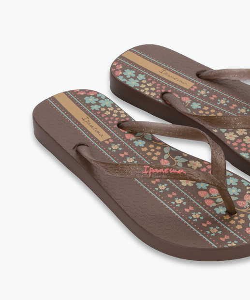 Chinelo Ipanema Feminino Oasis Marrom