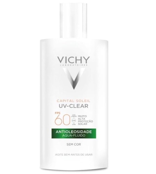 Image_Vichy Capital Soleil Uv-Clear Protetor Solar Sem Cor FPS60 40g