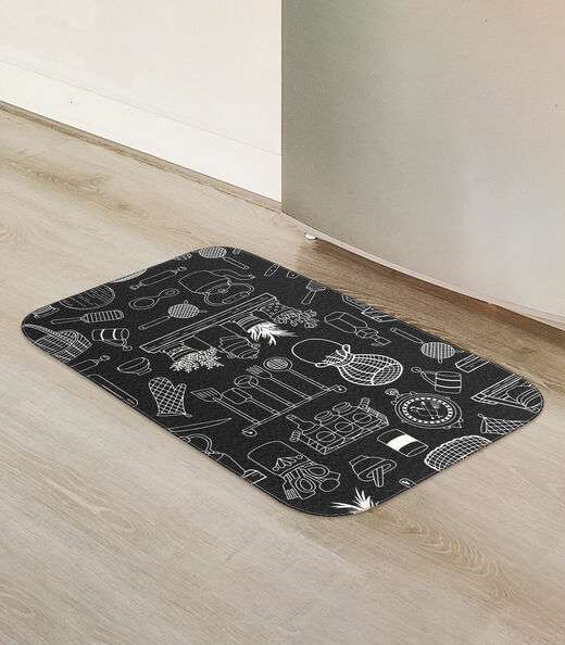 Image_Tapete Cozinha Base Antiderrapante Tapetes Junior Preto