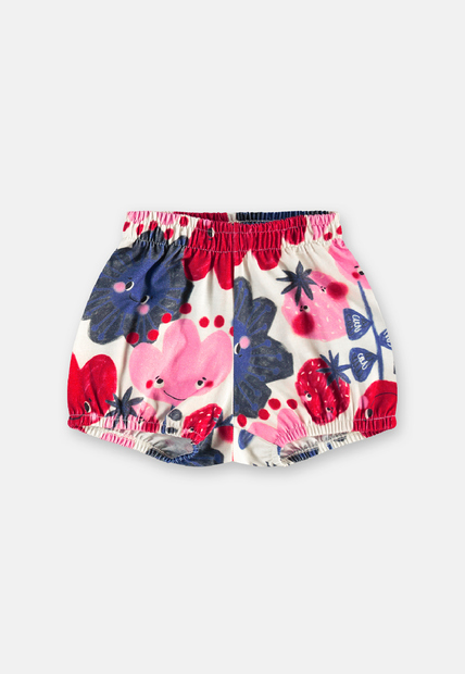 Conjunto Tulipa Blusa Shorts Três e Já