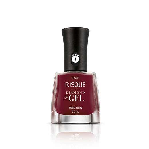 Image_Esmalte Risque Diamond Gel Amora Negra 9,5ml