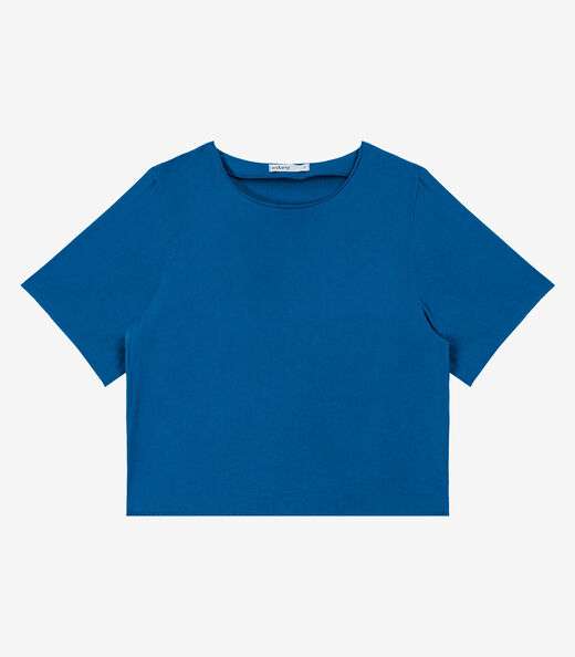 Blusa Viscose Double Feminina Endless Azul