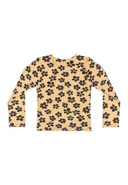 Conjunto Blusa Floral e Salopete Quimby