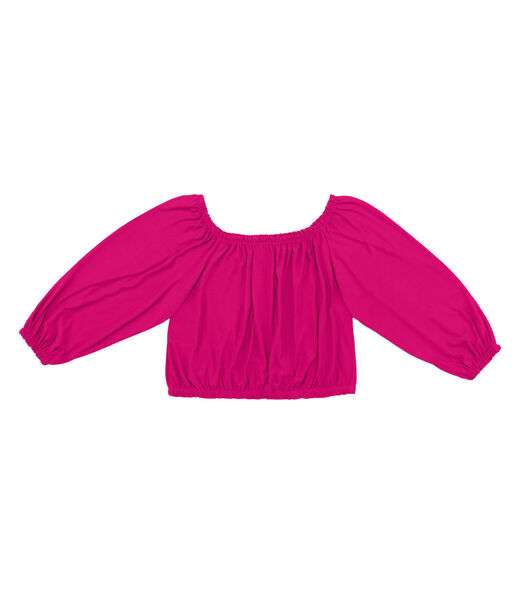 Blusa Ciganinha Feminina Plus Size Secret Glam Rosa