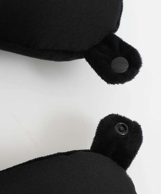 Almofada Pescoço Plush Marisa Preto