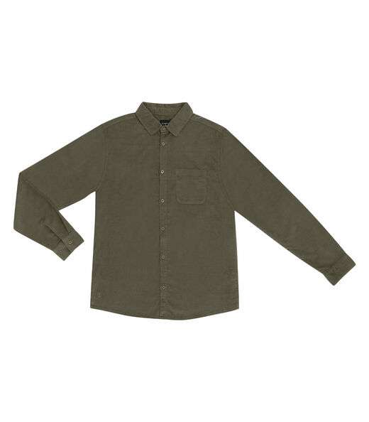 Image_Camisa Masculina Com Bolso Diametro Verde