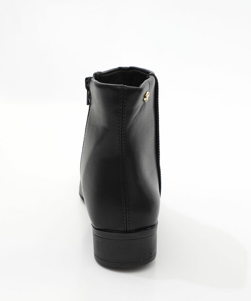 Bota Feminina Cano Curto Via Uno Preto