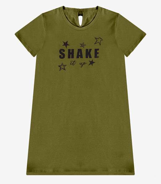 Image_Vestido Feminino Infantil em Molecotton Select Verde