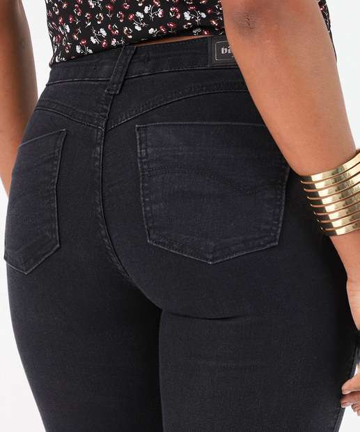 Calça Jeans Skinny Feminina Biotipo Preto