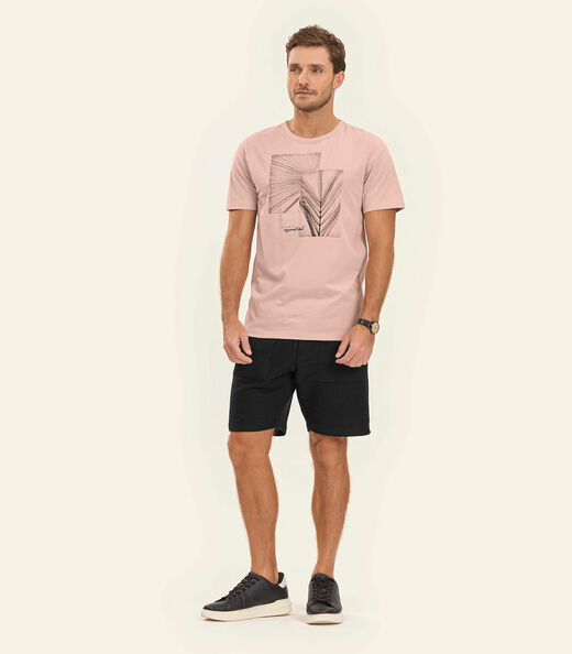 Bermuda Masculina Moletinho Gorgurinho Diametro Preto