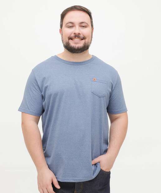 Image_Camiseta Plus Size Masculina Básica Manga Curta MR