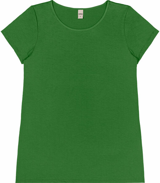 Blusa Básica Alongada Feminina Rovitex Verde
