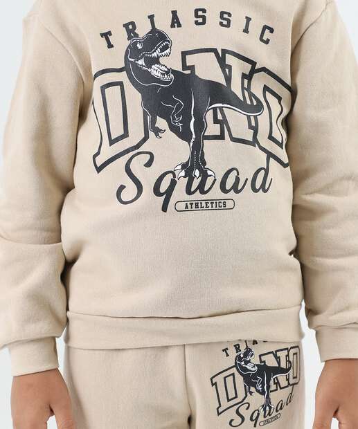 Blusão Infantil Moletinho Capuz Marisa Tam 4 a 10 Bege