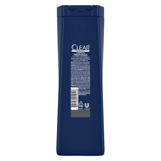 Shampoo Anticaspa Clear Men Sports Limpeza Profunda 400ml